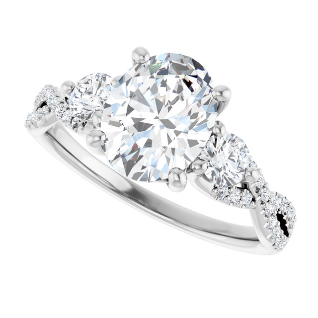 Accented Engagement Ring