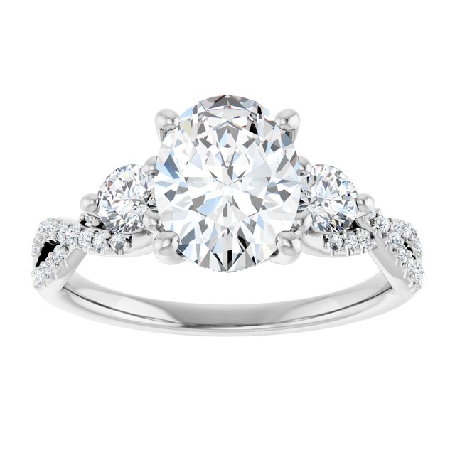 Accented Engagement Ring
