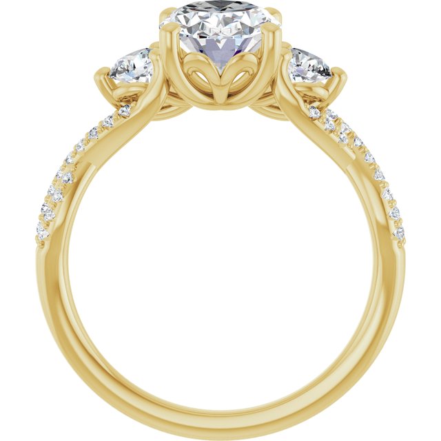 Accented Engagement Ring