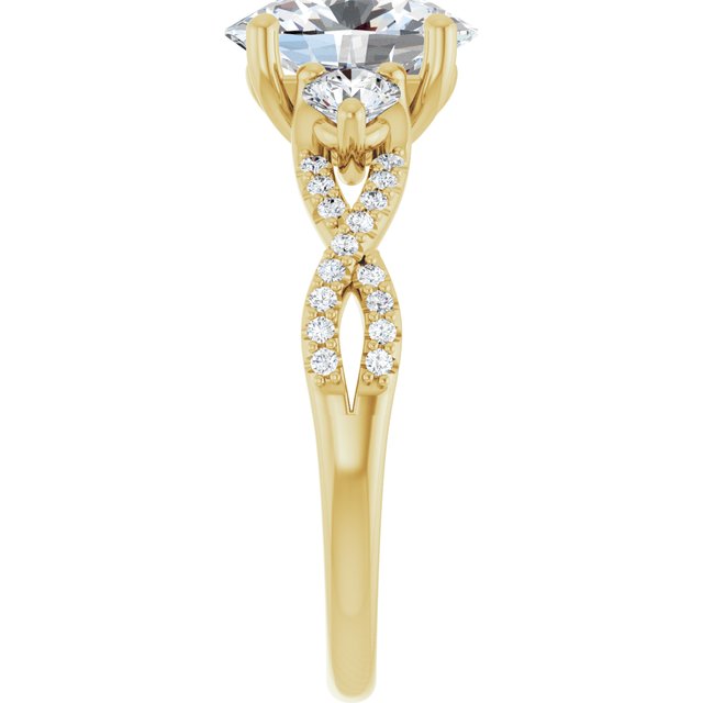 Accented Engagement Ring