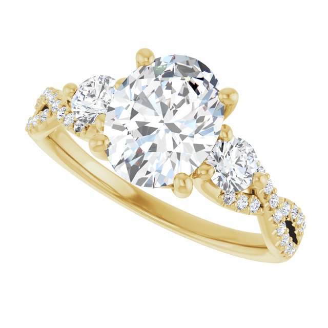 Accented Engagement Ring