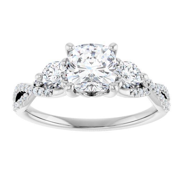 Accented Engagement Ring