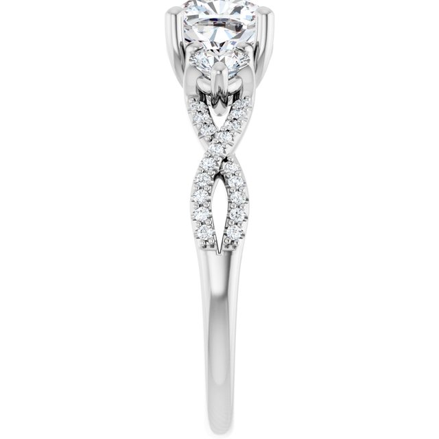 Accented Engagement Ring
