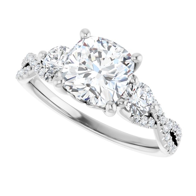 Accented Engagement Ring