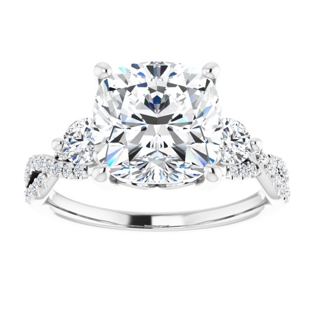 Accented Engagement Ring