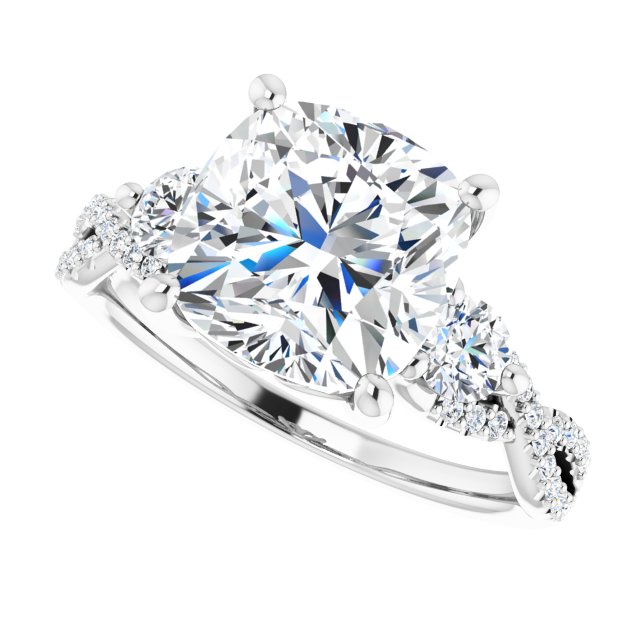 Accented Engagement Ring