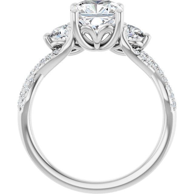 Accented Engagement Ring