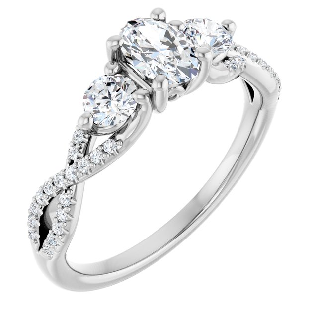 Accented Engagement Ring