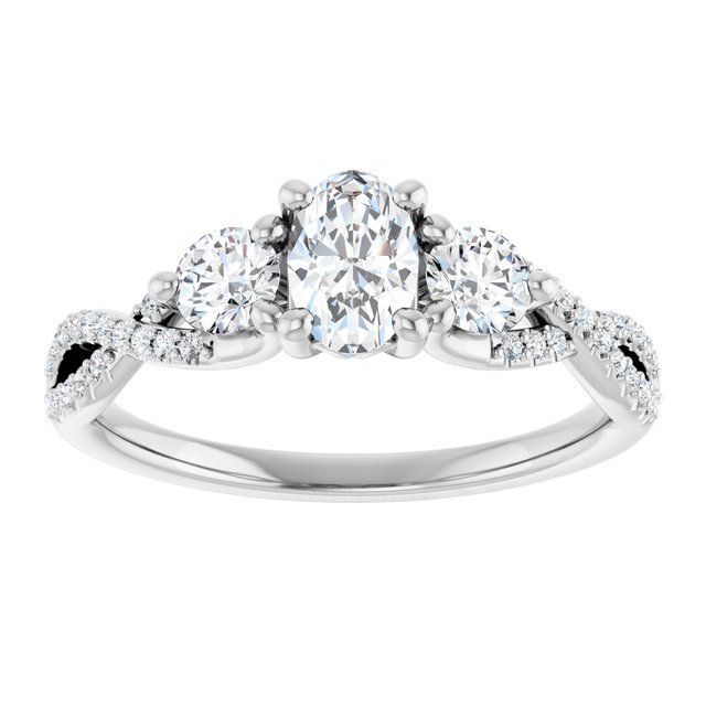 Accented Engagement Ring