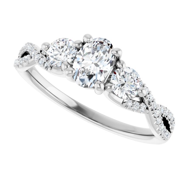 Accented Engagement Ring