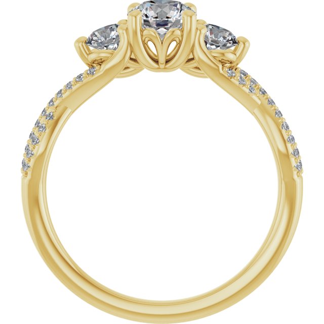 Accented Engagement Ring