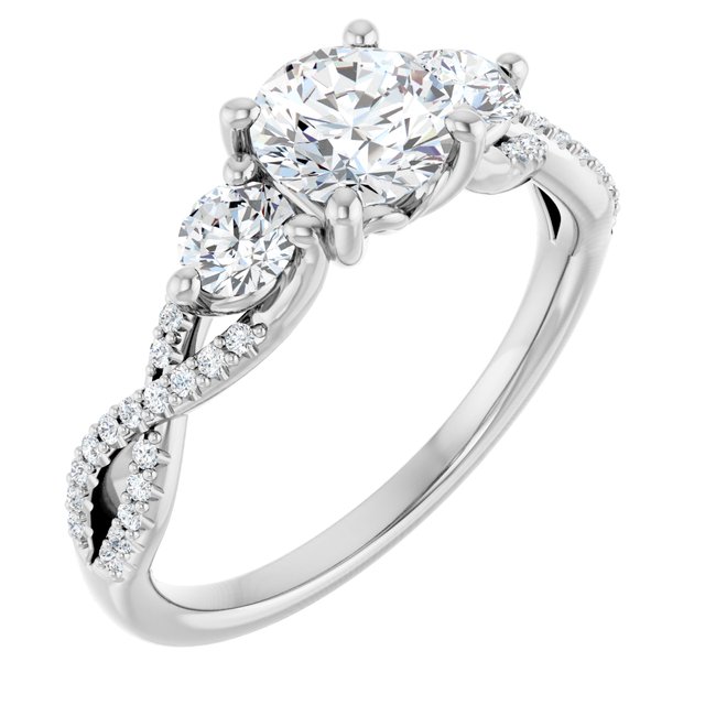 Accented Engagement Ring