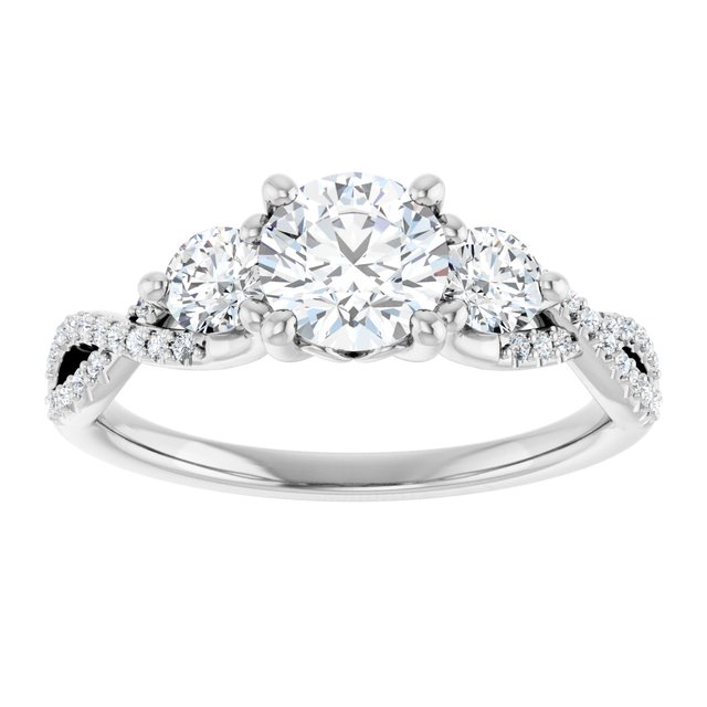 Accented Engagement Ring