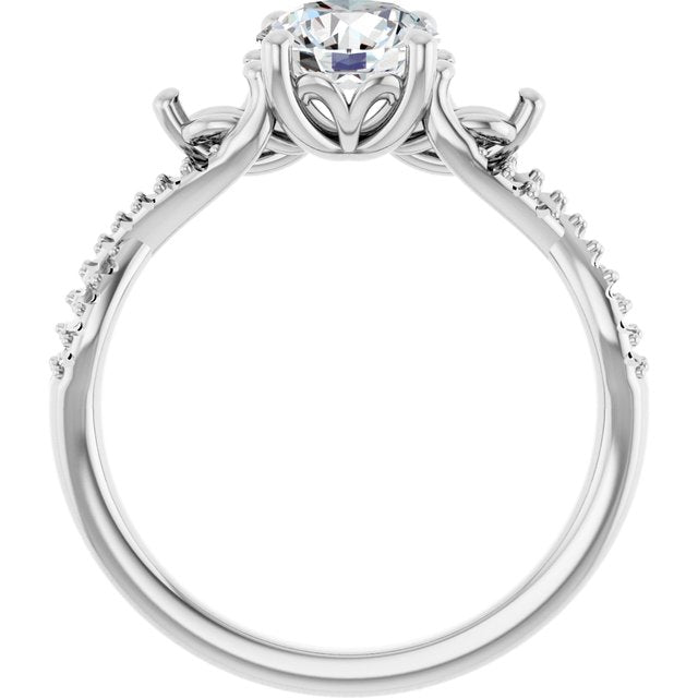Accented Engagement Ring