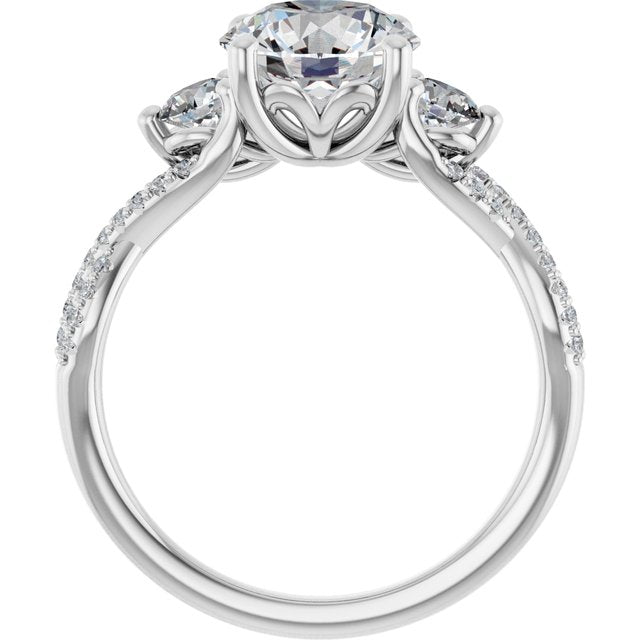 Accented Engagement Ring