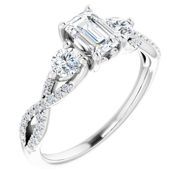 Accented Engagement Ring