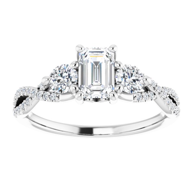 Accented Engagement Ring