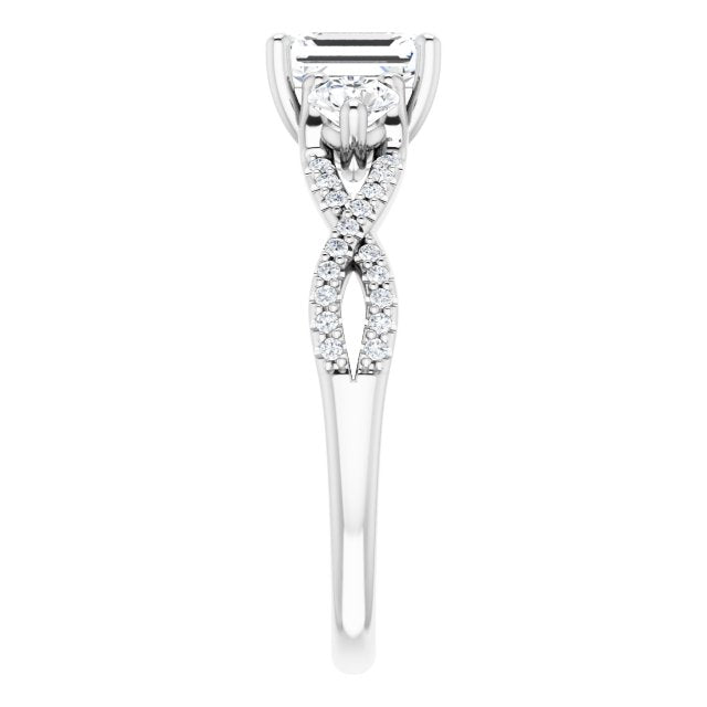 Accented Engagement Ring