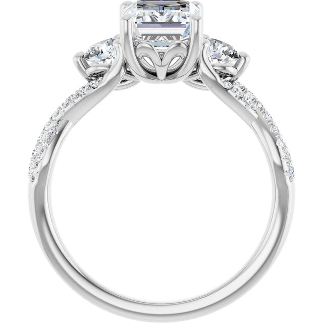 Accented Engagement Ring