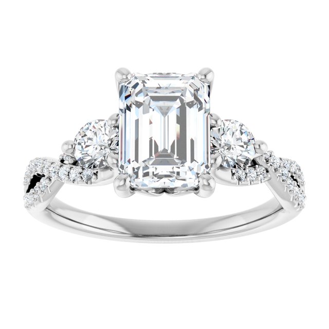 Accented Engagement Ring