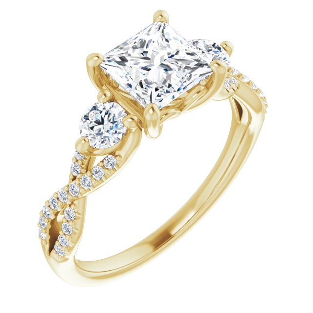 Accented Engagement Ring