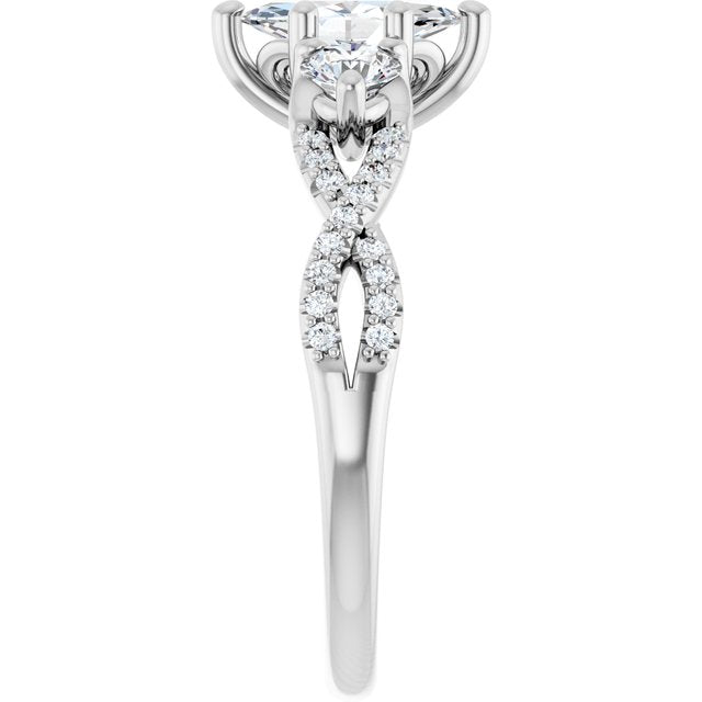 Accented Engagement Ring