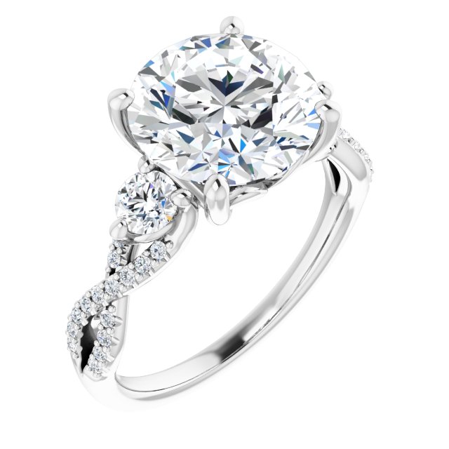Accented Engagement Ring