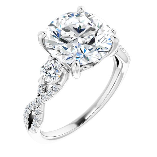 Accented Engagement Ring