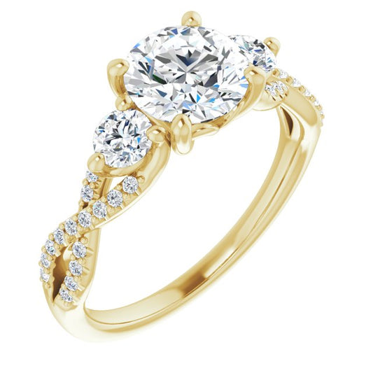 Accented Engagement Ring