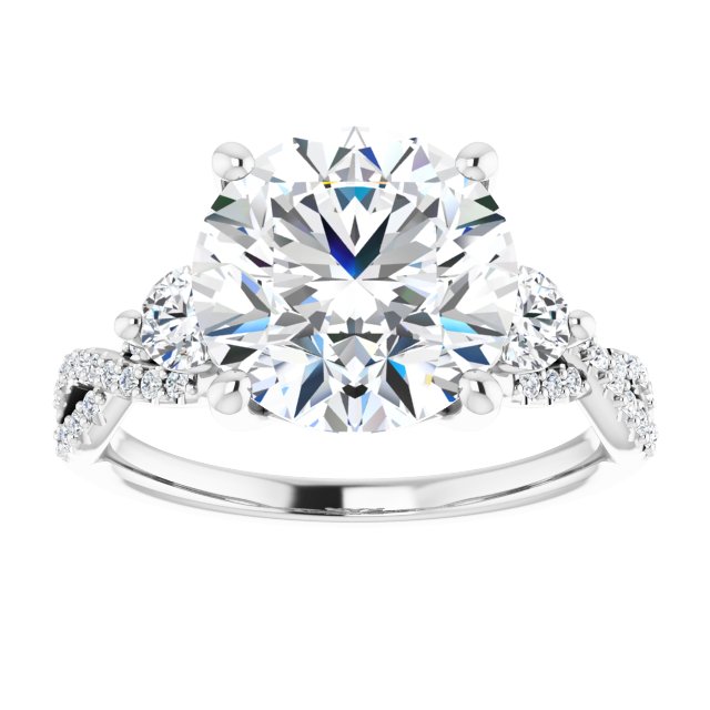 Accented Engagement Ring