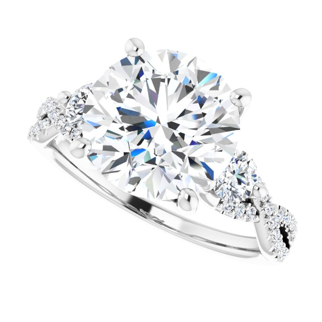 Accented Engagement Ring