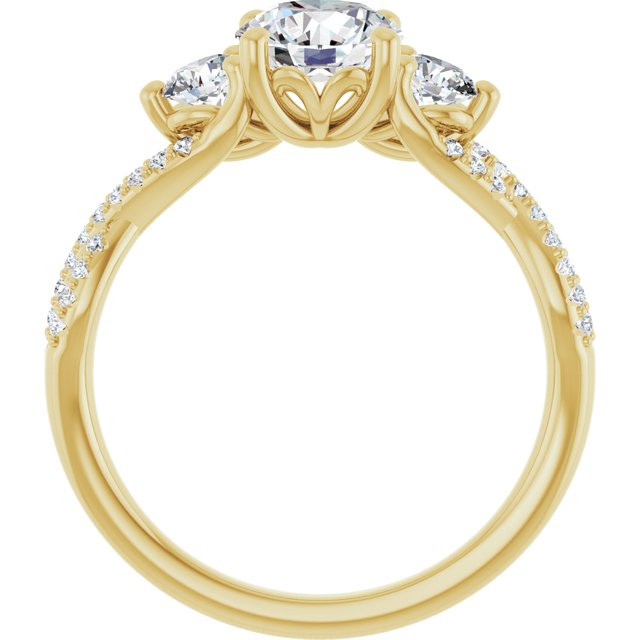 Accented Engagement Ring