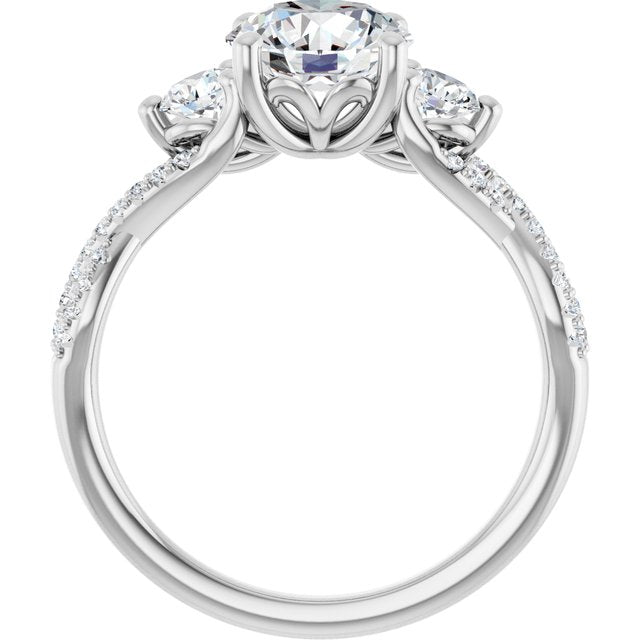 Accented Engagement Ring