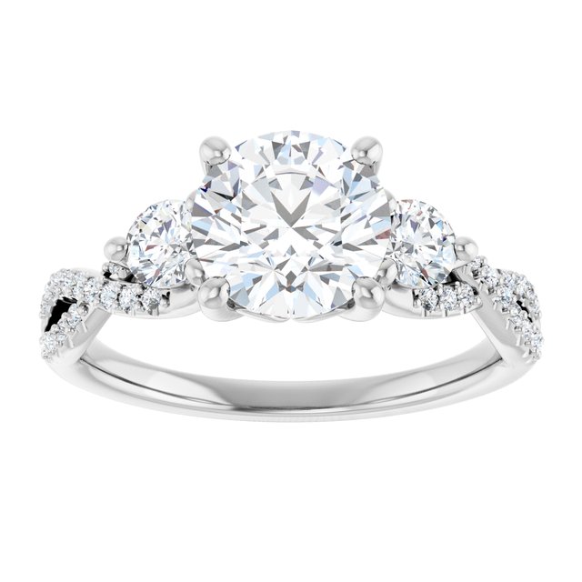 Accented Engagement Ring