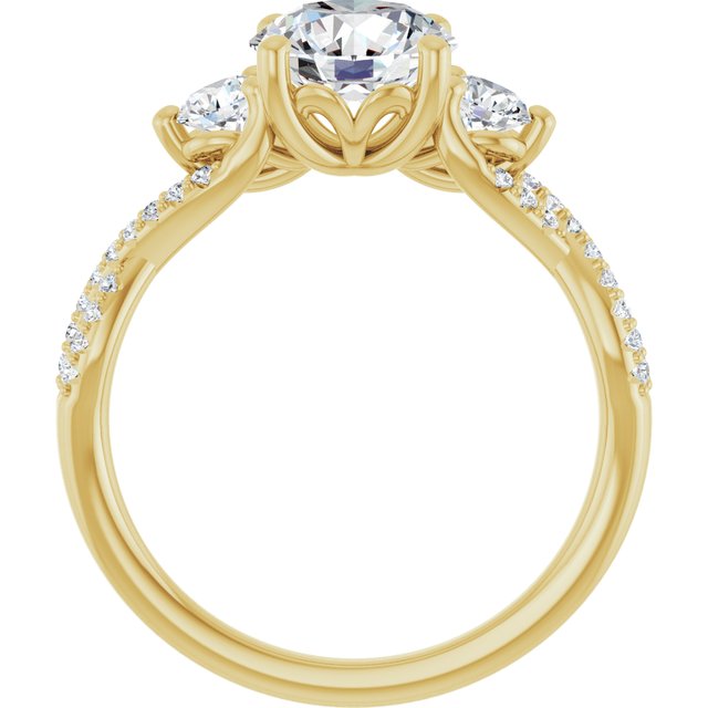 Accented Engagement Ring