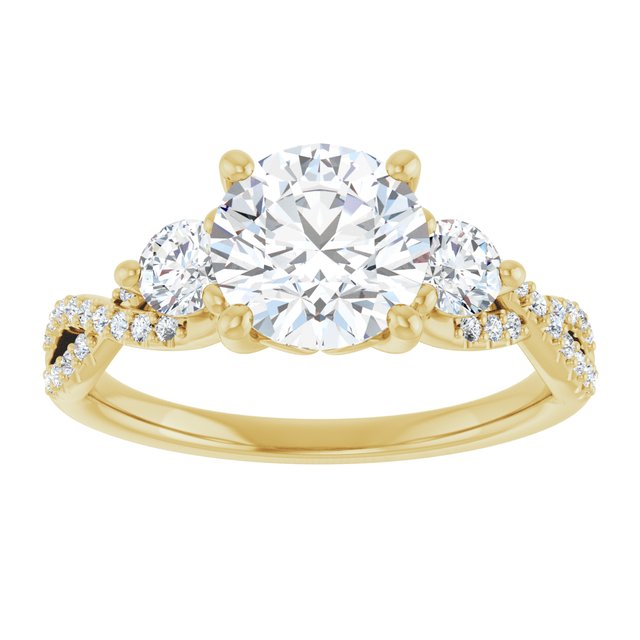 Accented Engagement Ring