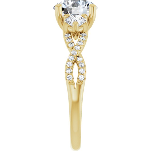 Accented Engagement Ring