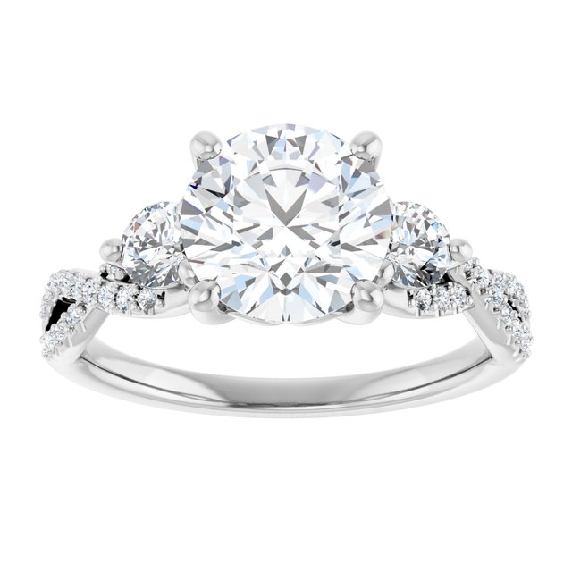 Accented Engagement Ring