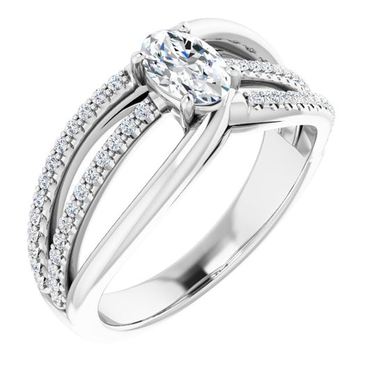 Accented Engagement Ring