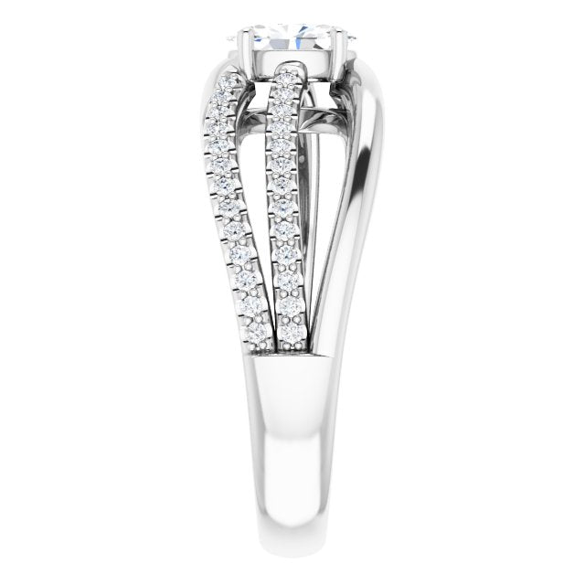 Accented Engagement Ring