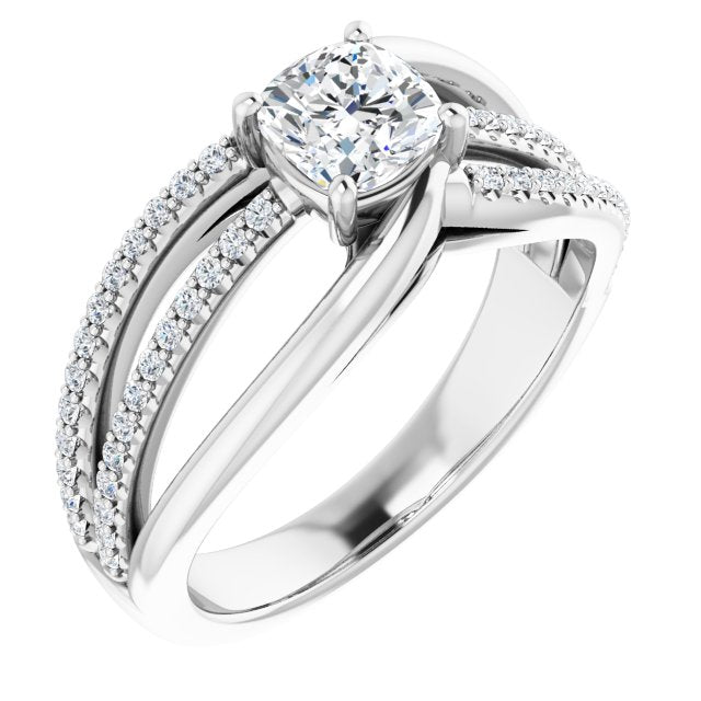 Accented Engagement Ring