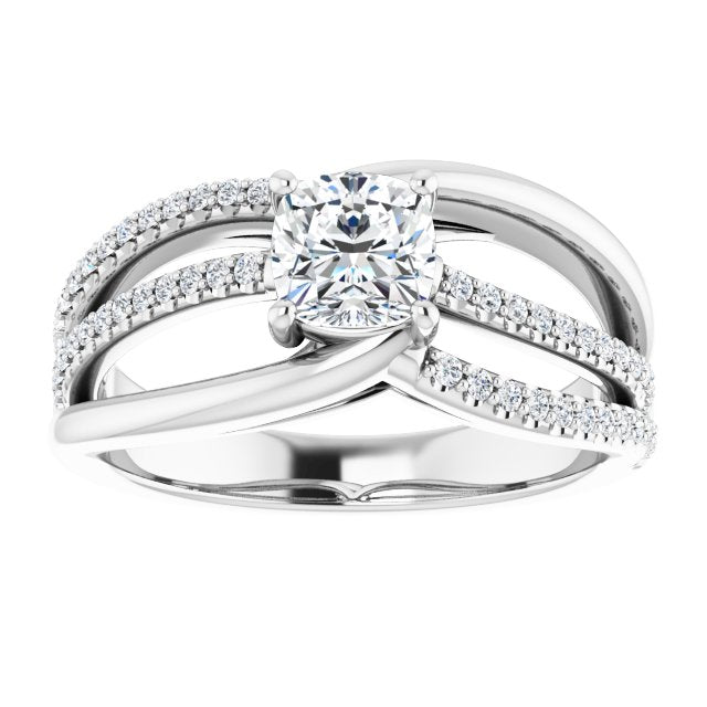 Accented Engagement Ring