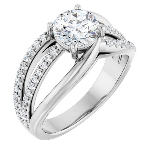 Accented Engagement Ring