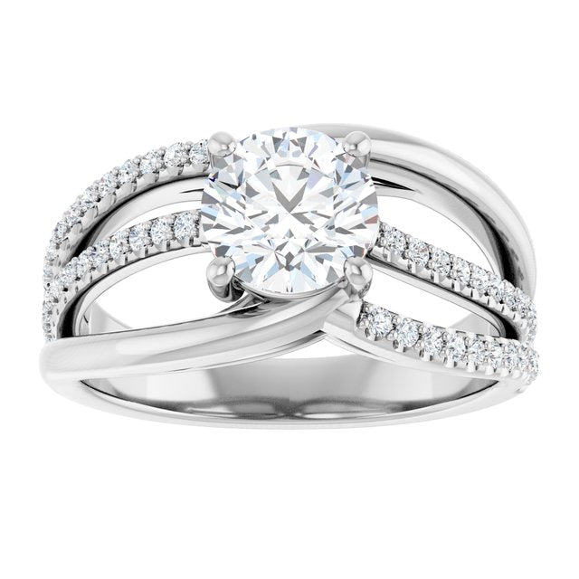 Accented Engagement Ring