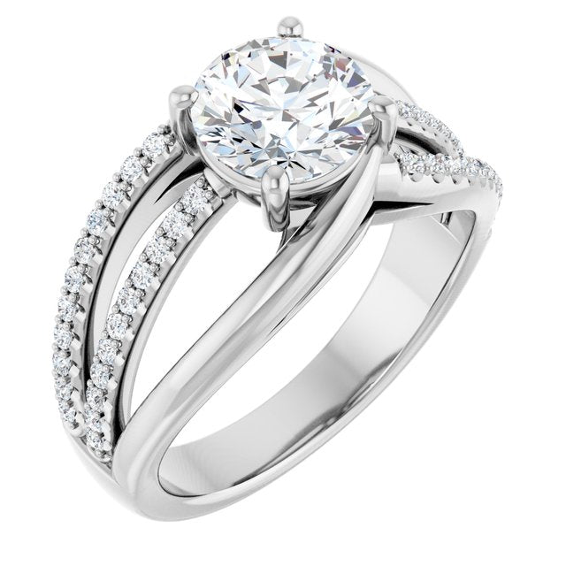 Accented Engagement Ring