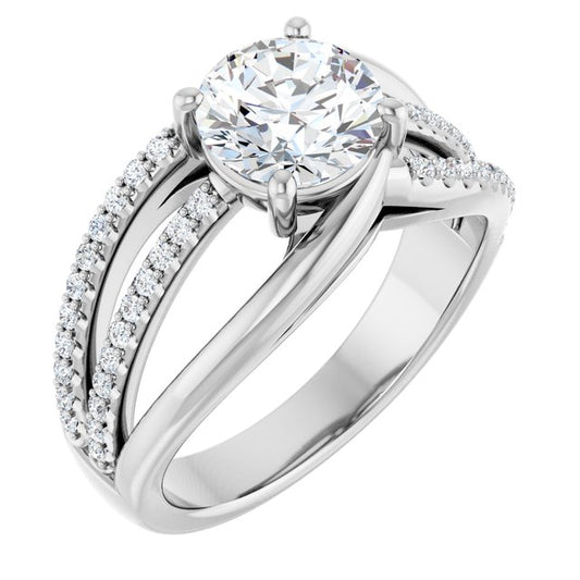 Accented Engagement Ring