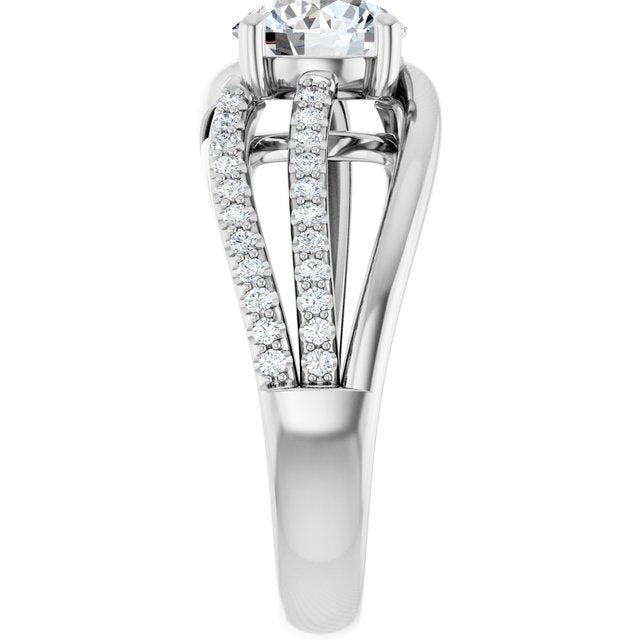 Accented Engagement Ring