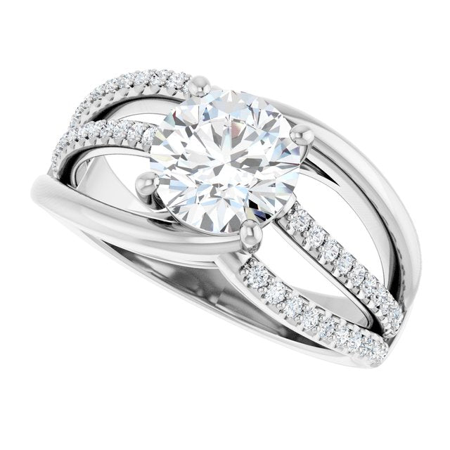 Accented Engagement Ring