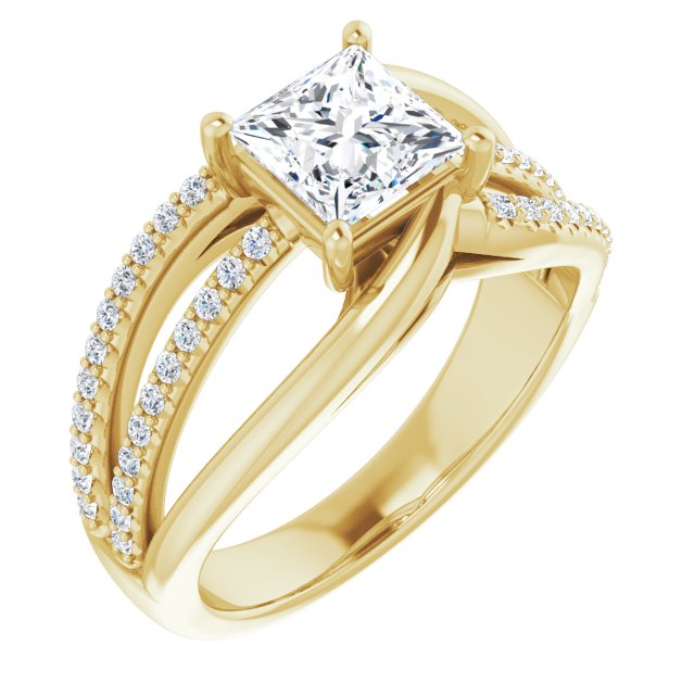 Accented Engagement Ring
