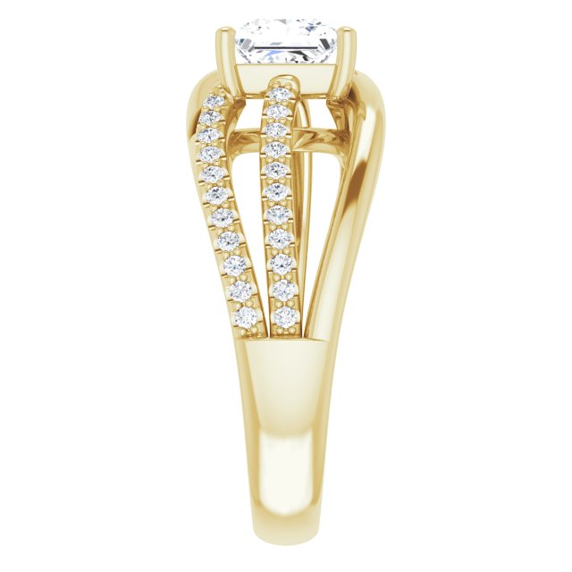 Accented Engagement Ring